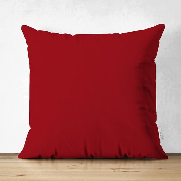 Czerwona poszewka na poduszkę Minimalist Cushion Covers, 45x45 cm