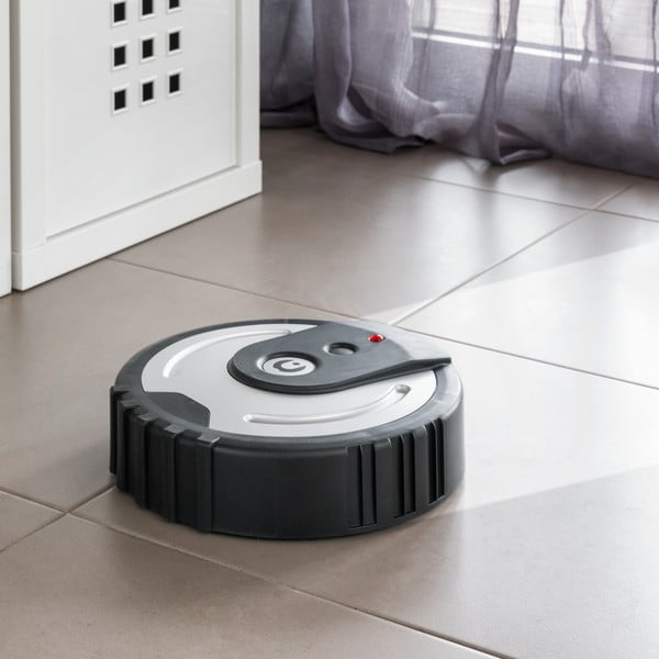 Czarny robot/odkurzacz do podłóg InnovaGoods Floor Cleaner
