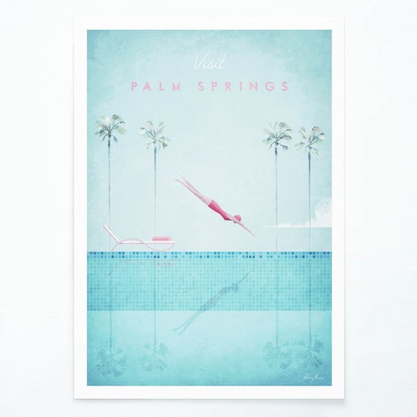 Plakat Travelposter Palm Springs, A2