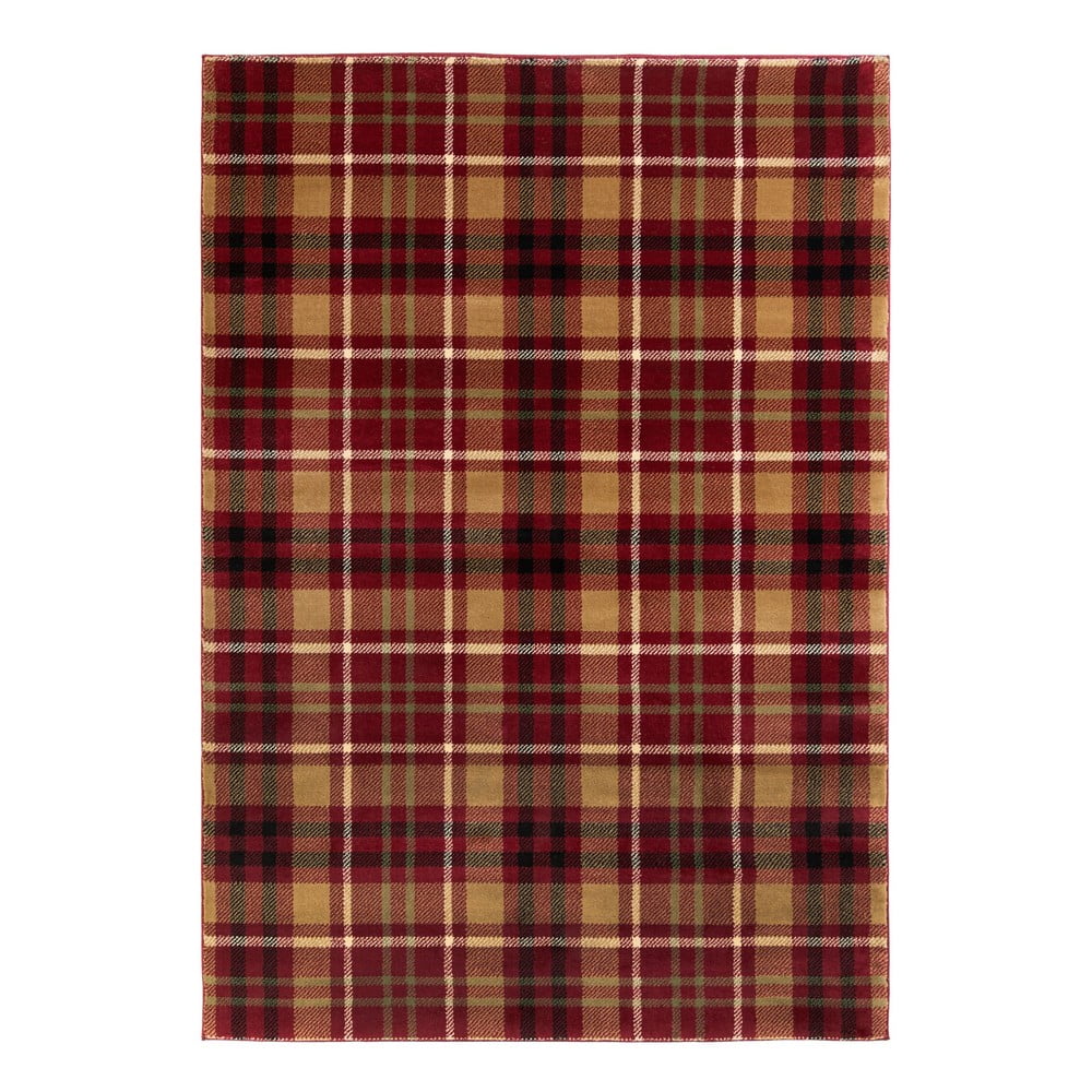 Czerwony dywan Flair Rugs Highland, 160x230 cm
