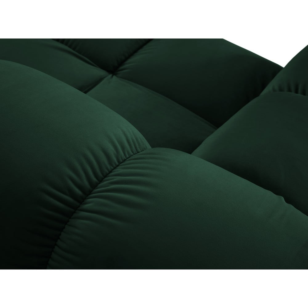 Zielona aksamitna sofa 282 cm Bellis – Micadoni Home