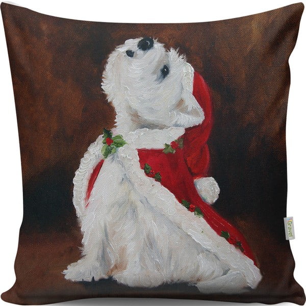 Poduszka Christmas Dog, 43x43 cm