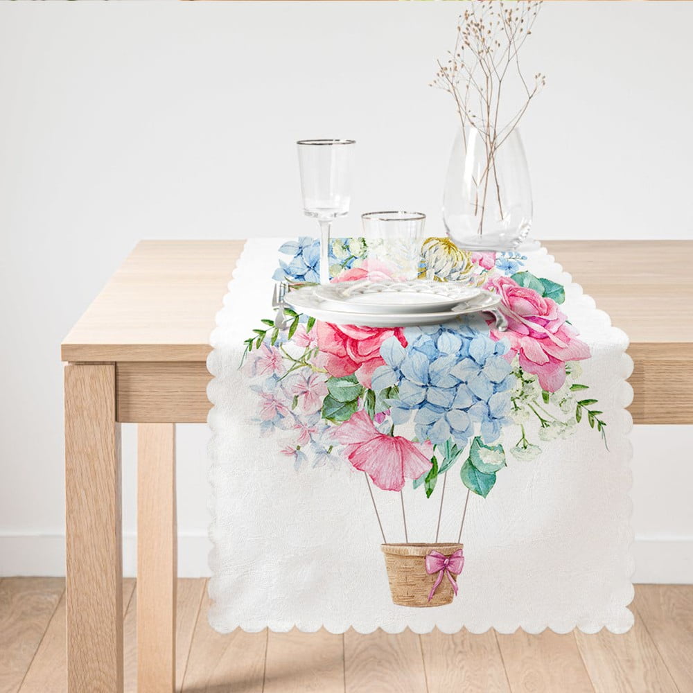 Bieżnik Minimalist Cushion Covers Colorful Flowers, 45x140 cm