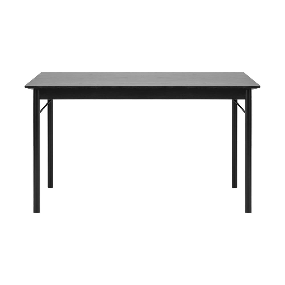 Zdjęcia - Stół kuchenny Stół 90x140 cm Savona – Unique Furniture czarny