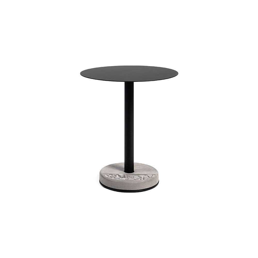 Barowy stolik z betonową podstawą Lyon Béton Ronde, ø 61,8 cm