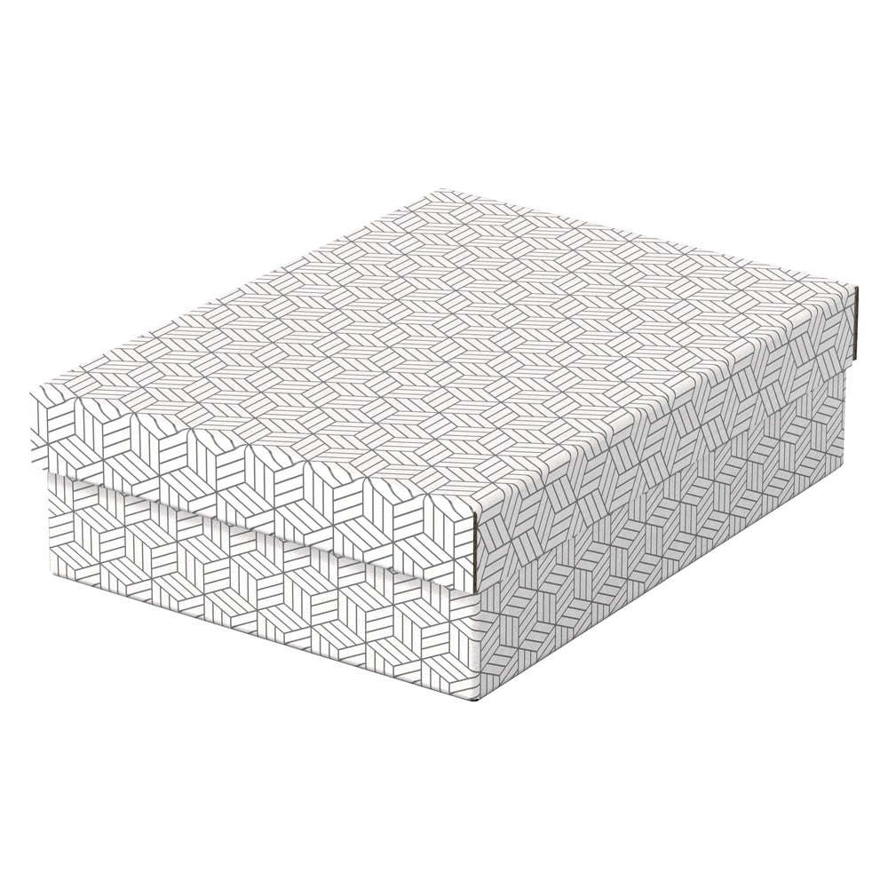 Zestaw 3 białych pudełek do przechowywania Esselte Home, 26,5x36 cm