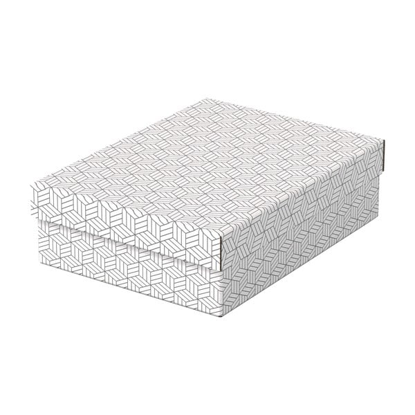 Zestaw 3 białych pudełek do przechowywania Esselte Home, 26,5x36 cm