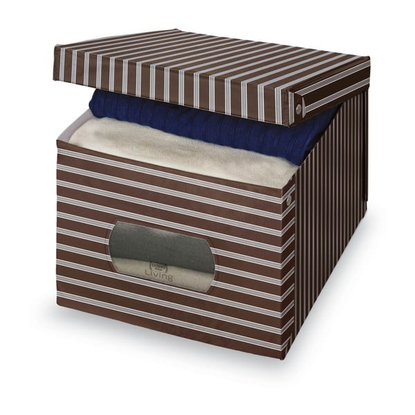 Brązowo-szare pudełko Domopak Living, 31x50 cm