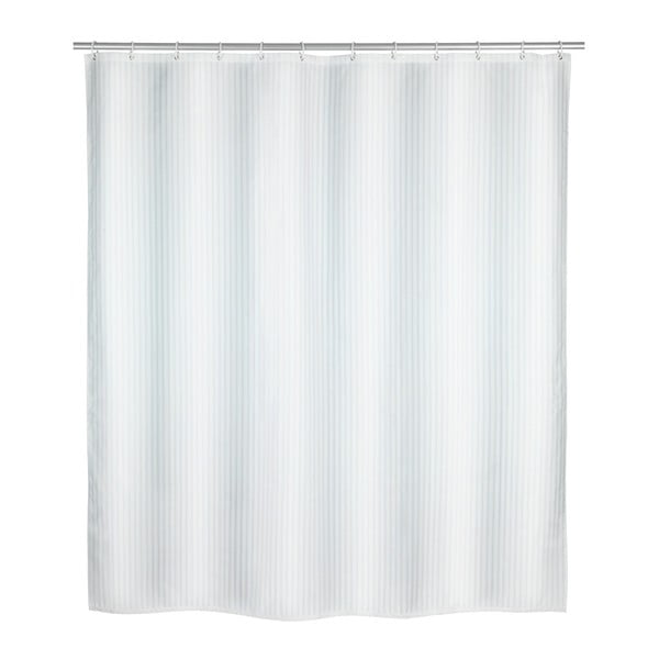Biała zasłona prysznicowa Wenko Palais, 180x200 cm