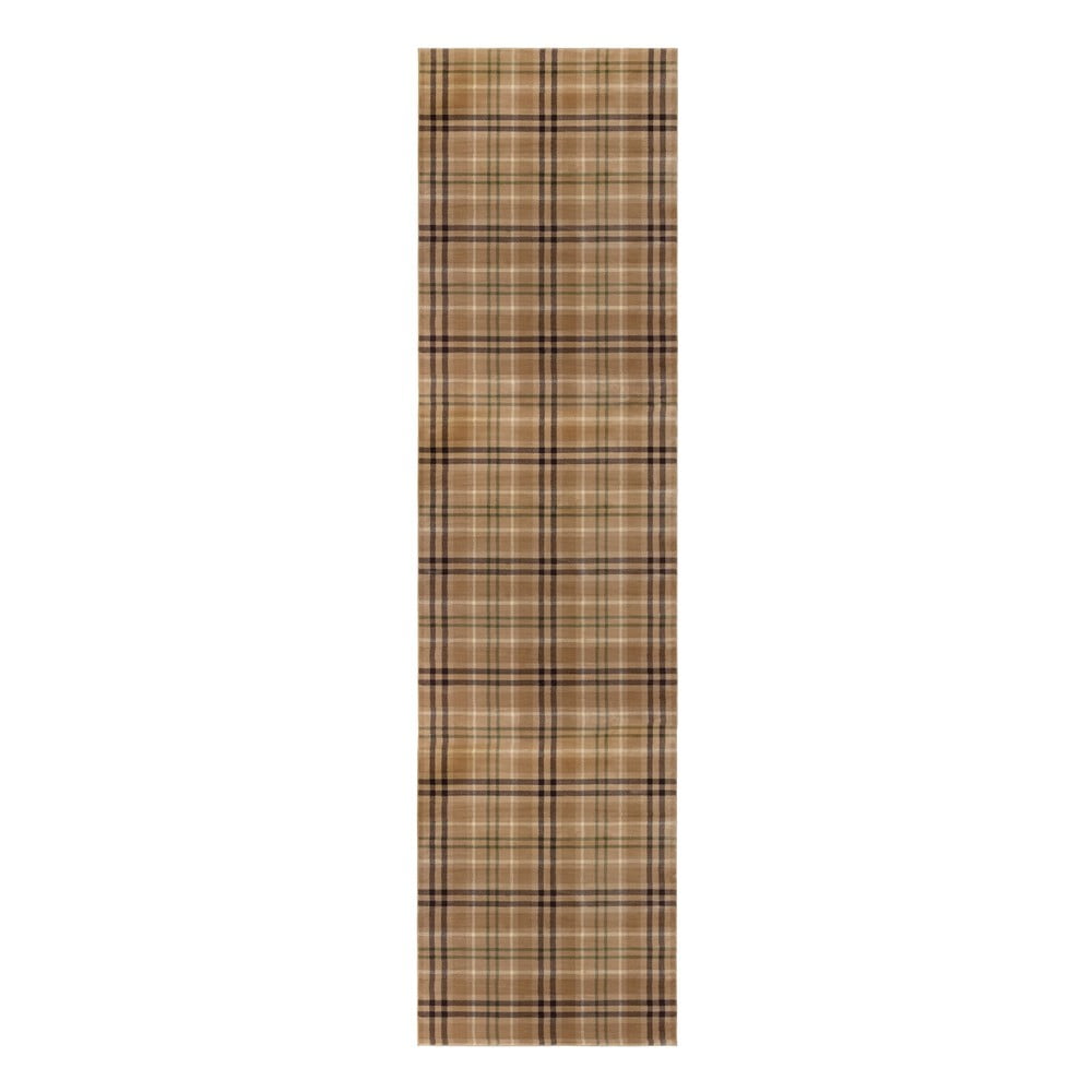 Brązowy chodnik Flair Rugs Highland, 60x230 cm