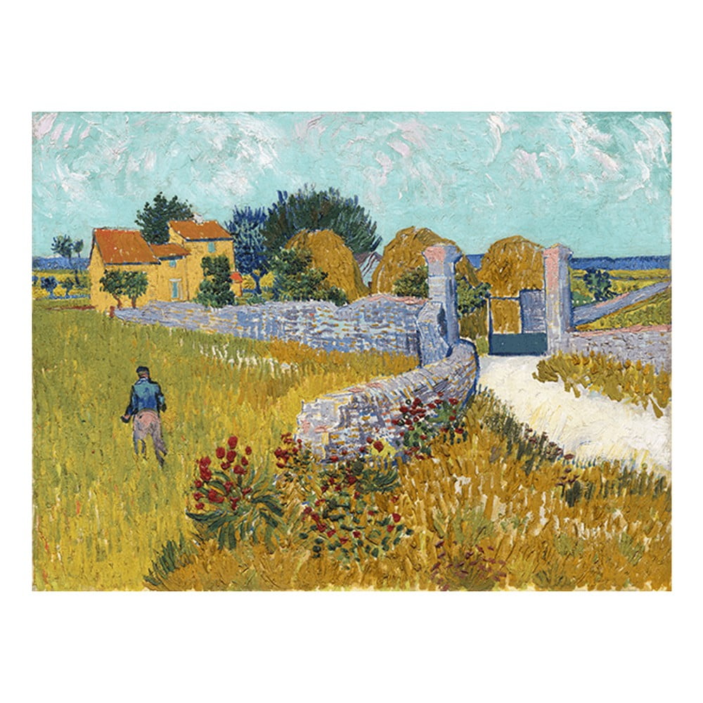 Reprodukcja obrazu Vincenta van Gogha – Farmhouse in Provence, 40x30 cm