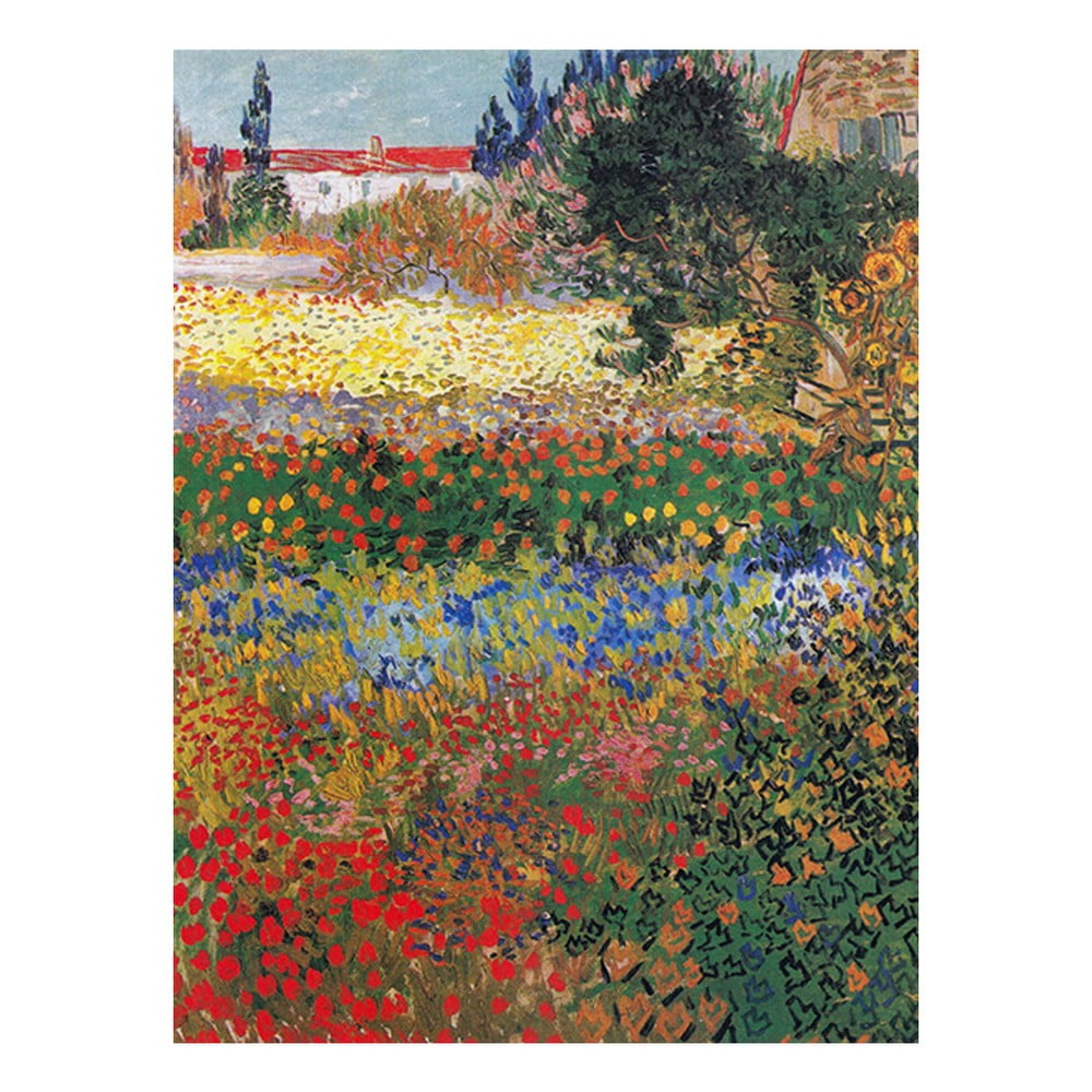 Reprodukcja obrazu Vincenta van Gogha – Flower garden, 40x30 cm