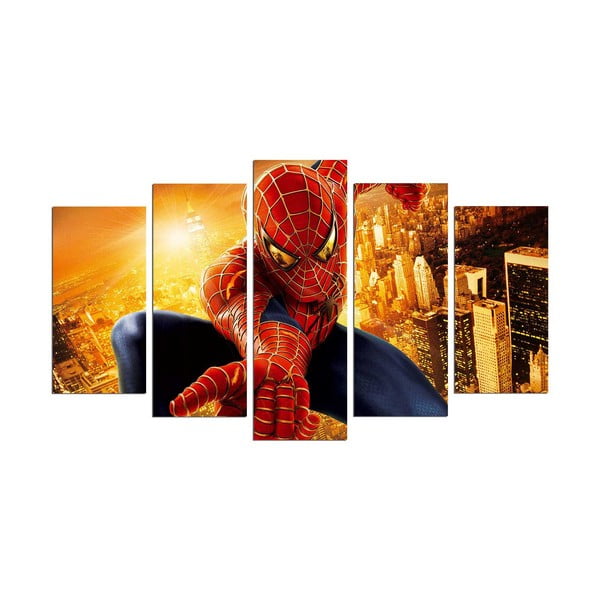 Obraz 5-częściowy Spider Man