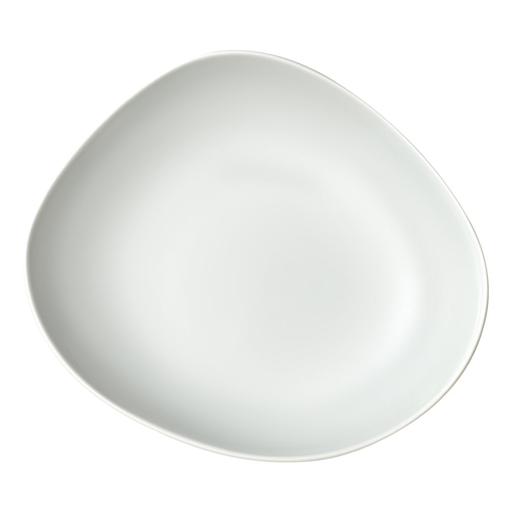 Biały porcelanowy talerz głęboki Villeroy & Boch Like Organic, 20 cm