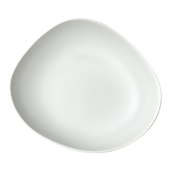 Biały porcelanowy talerz głęboki Villeroy & Boch Like Organic, 20 cm