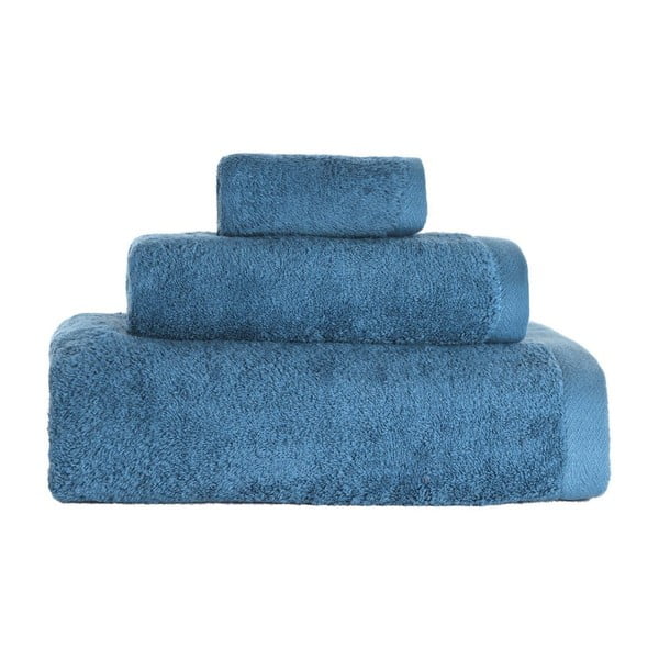 Zestaw 3 niebieskich ręczników Artex Alfa