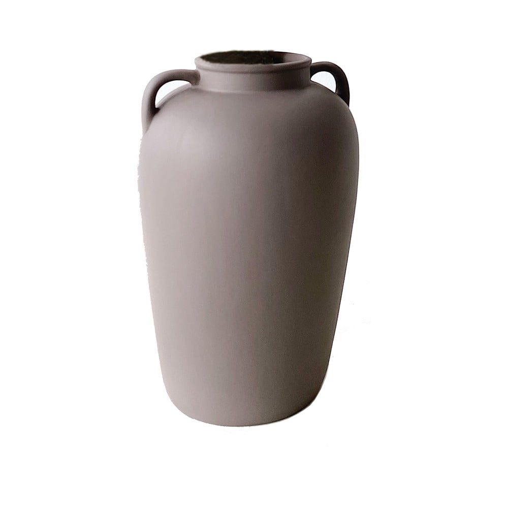 Brązowoszary ceramiczny wazon Rulina Pottle