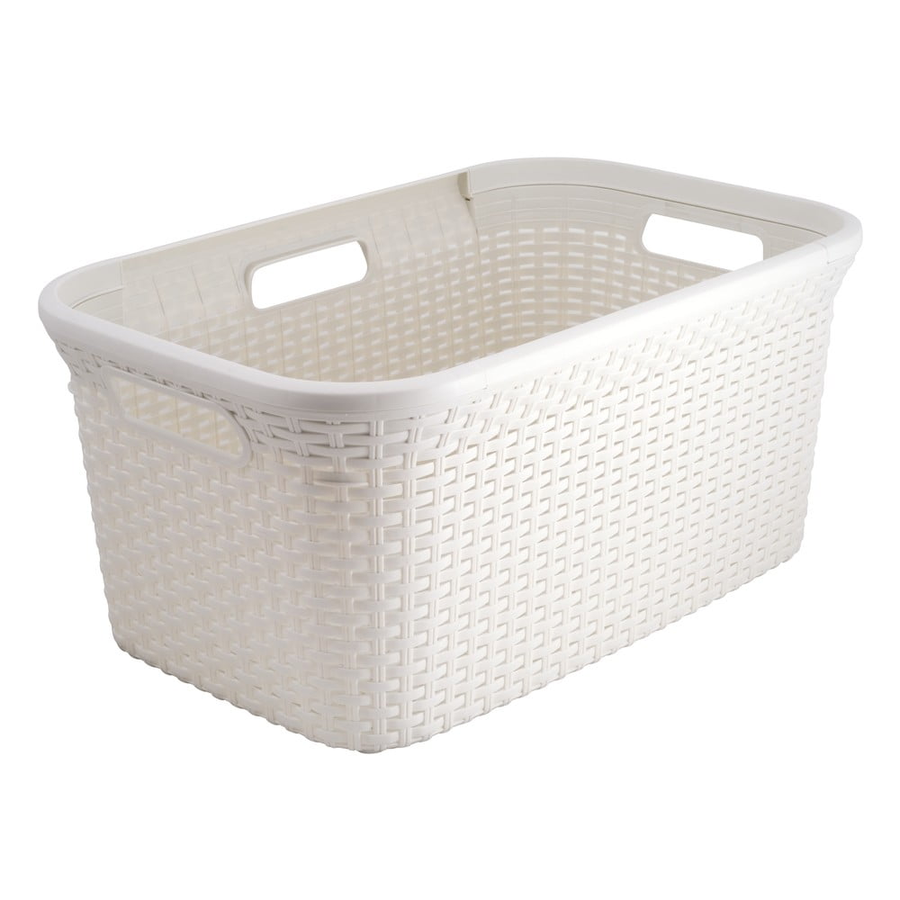 Фото - Кошик для білизни Curver Biały kosz na pranie  Style Basket, 45 l 