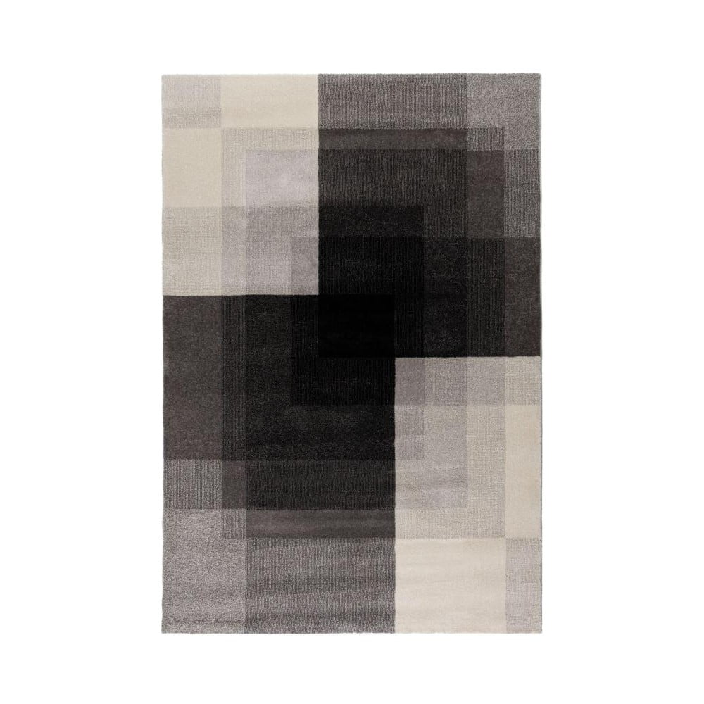 Szaro-czarny dywan Flair Rugs Plaza, 120x170 cm