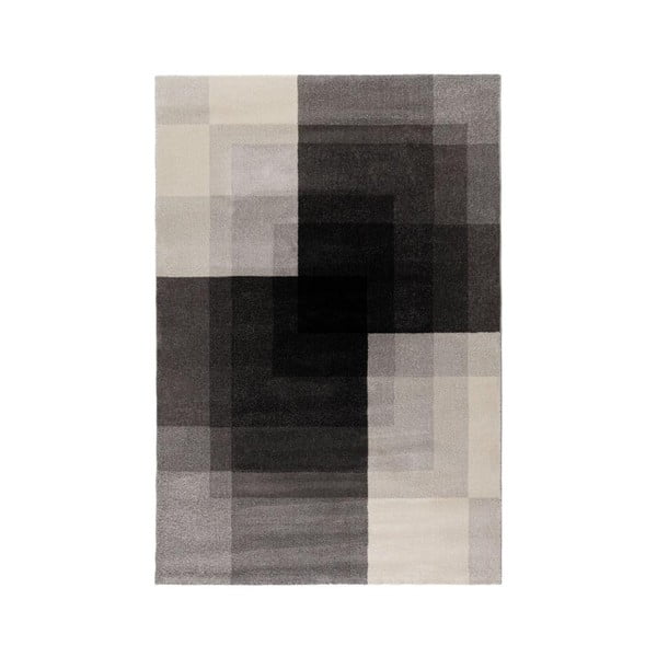 Szaro-czarny dywan Flair Rugs Plaza, 160x230 cm
