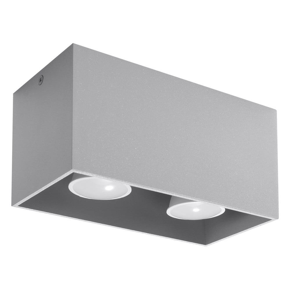Szara lampa sufitowa Nice Lamps Geo