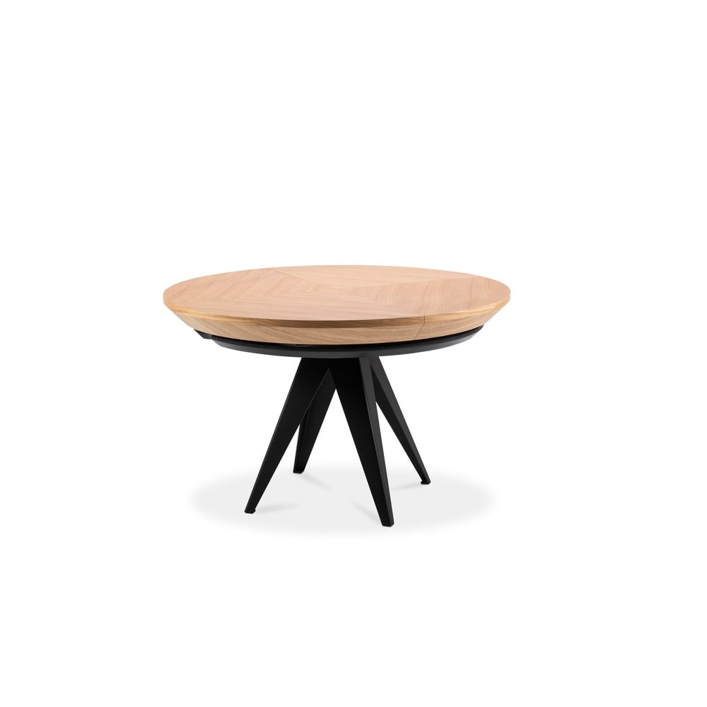 Фото - Обідній стіл Windsor Stół rozkładany z czarnymi metalowymi nogami  & Co Sofas Magnus, ø 