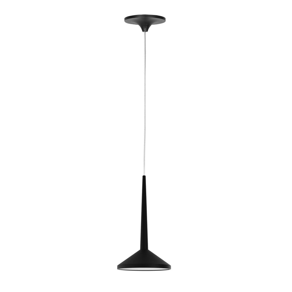 Czarna lampa wisząca SULION Rita, wys. 100 cm