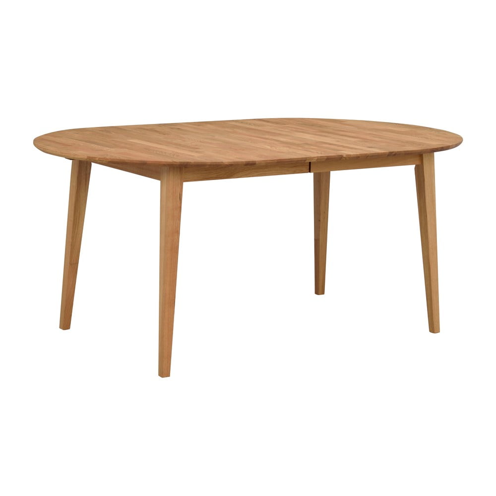Owalny stół rozkładany z drewna dębowego Rowico Mimi, 170 x 105 cm