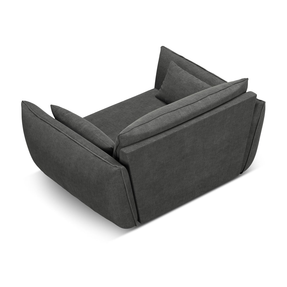 Szary fotel Vanda – Mazzini Sofas