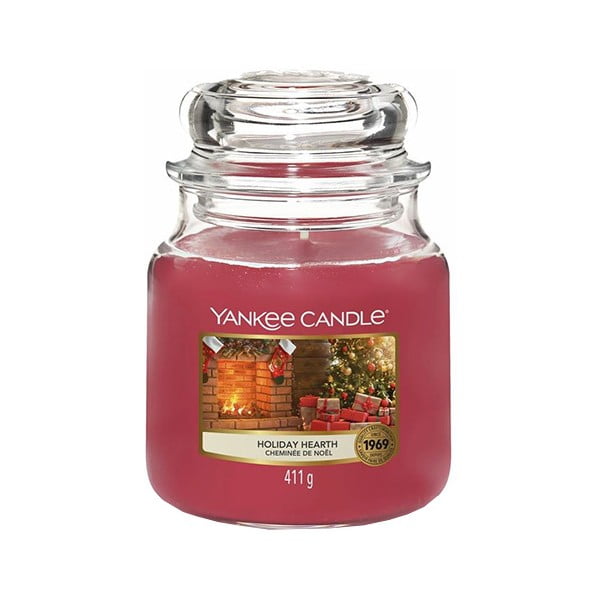 Świeczka zapachowa Yankee Candle Holiday Hearth, 65 h