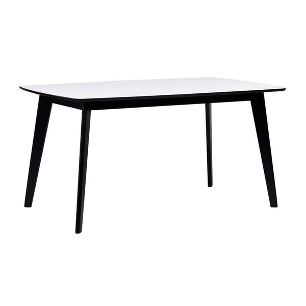 Czarno-biały stół Rowico Griffin, 150 x 90 cm