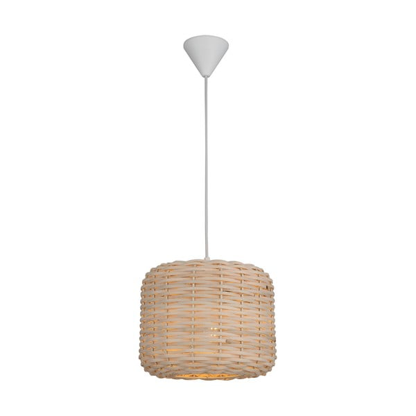 Lampa wisząca z bambusowym kloszem Homemania Decor Bamboo, ø 25 cm