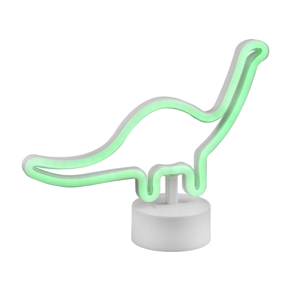 Biała lampa stołowa LED (wys. 20 cm) Bronto – Trio