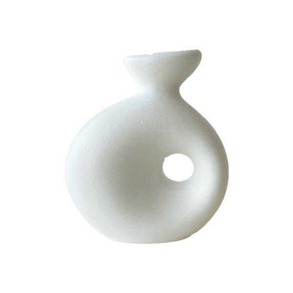 Biały ceramiczny wazon Rulina Delta