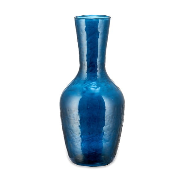 Niebieski dzbanek ze szkła z recyklingu Nkuku Yala, 1,15 l