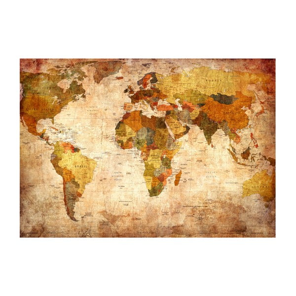 Tapeta wielkoformatowa Artgeist Old World Map, 400x280 cm