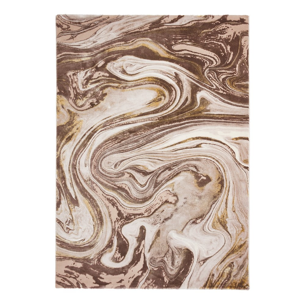 Dywan w beżowo-złotym kolorze Think Rugs Florence, 200x290 cm