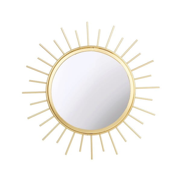 Okrągłe lustro w kolorze złota Sass & Belle Monochrome, ø 24 cm
