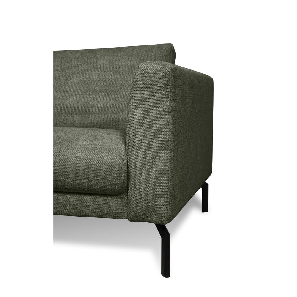 Ciemnozielona sofa 216 cm Gomero – Scandic