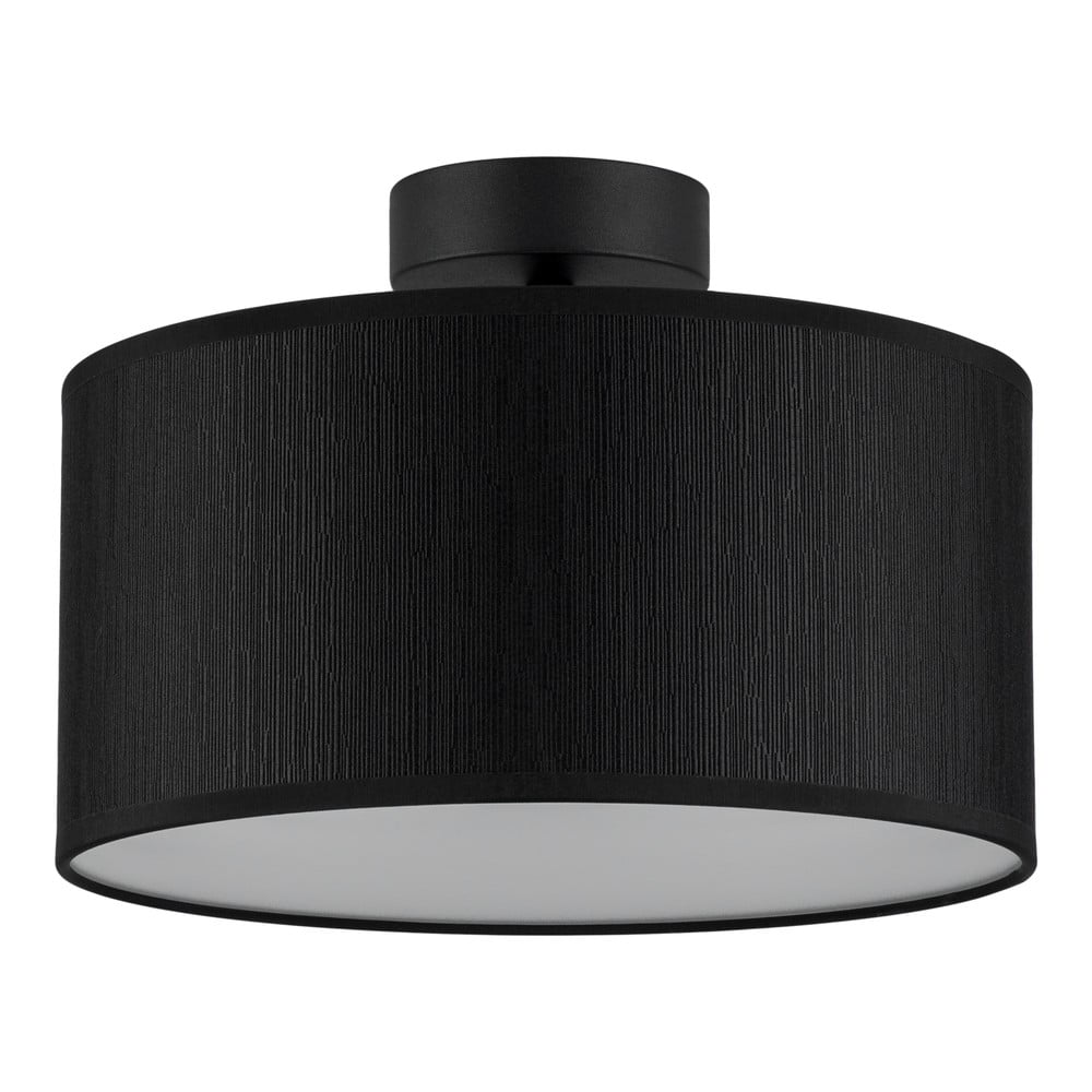 Czarna lampa sufitowa Bulb Attack Doce M, ⌀ 30 cm