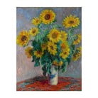 Reprodukcja obrazu Claude'a Moneta – Bouquet of Sunflowers , 50x40 cm