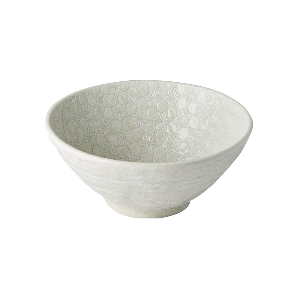 Biała miska ceramiczna na zupę MIJ Star, ø 20 cm