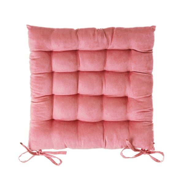 Różowa poduszka na krzesło Unimasa, 40x40 cm