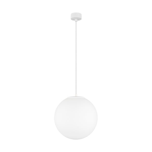 Biała matowa lampa wisząca Sotto Luce Tsuki, ⌀ 30 cm