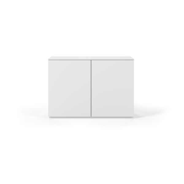 Biała komoda z drzwiczkami TemaHome Join, 120x84 cm