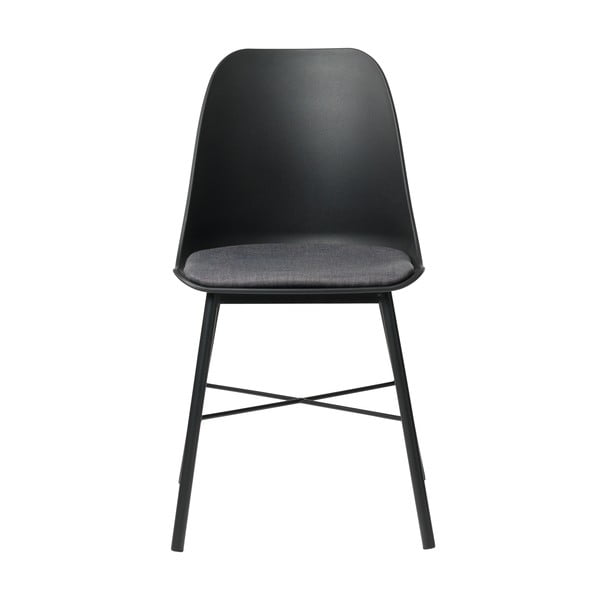 Zestaw 2 czarno-szarych krzeseł Unique Furniture Whistler