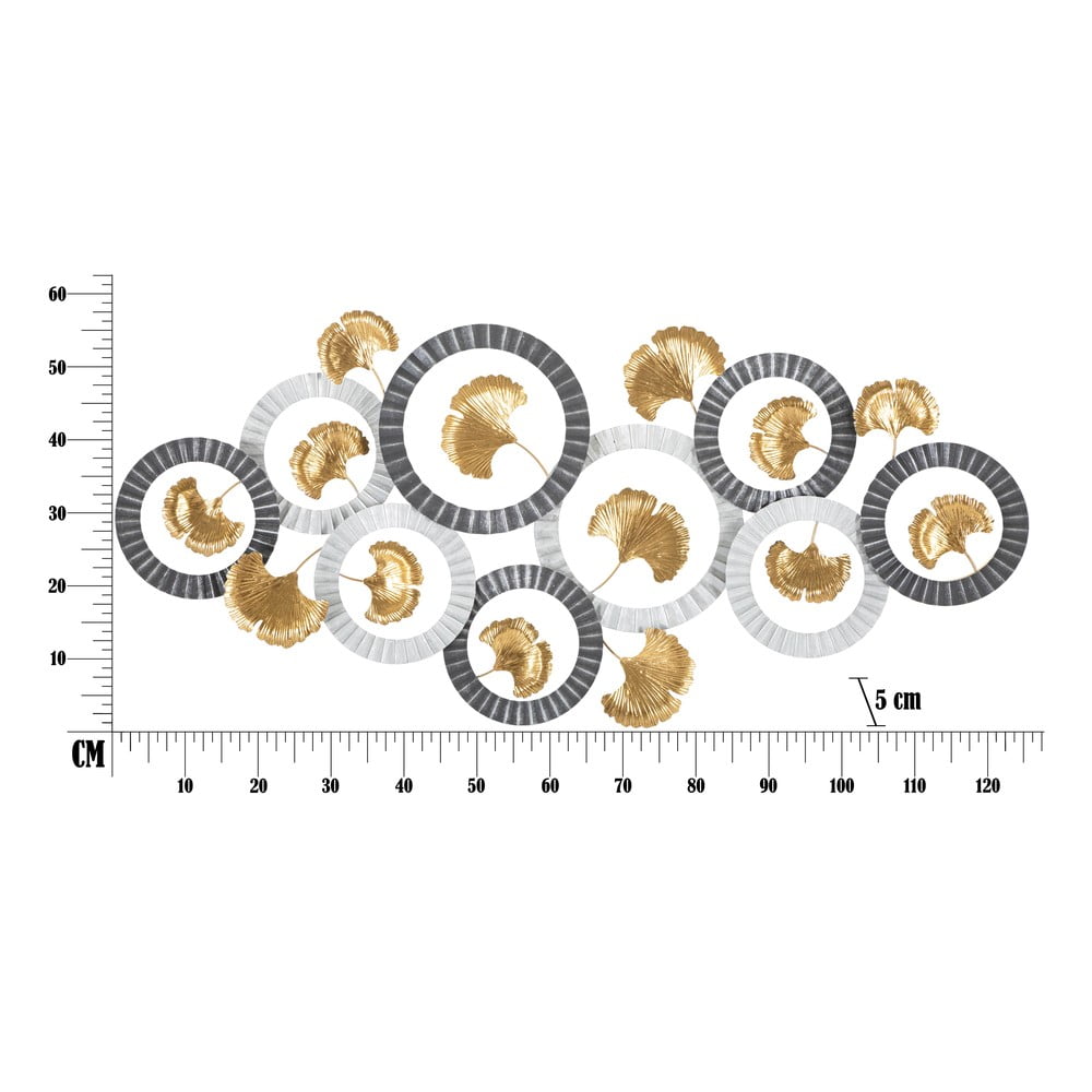 Metalowa dekoracja ścienna 126x58 cm Arty – Mauro Ferretti