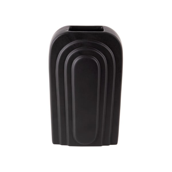 Czarny ceramiczny wazon PT LIVING Arc, wys. 27 cm