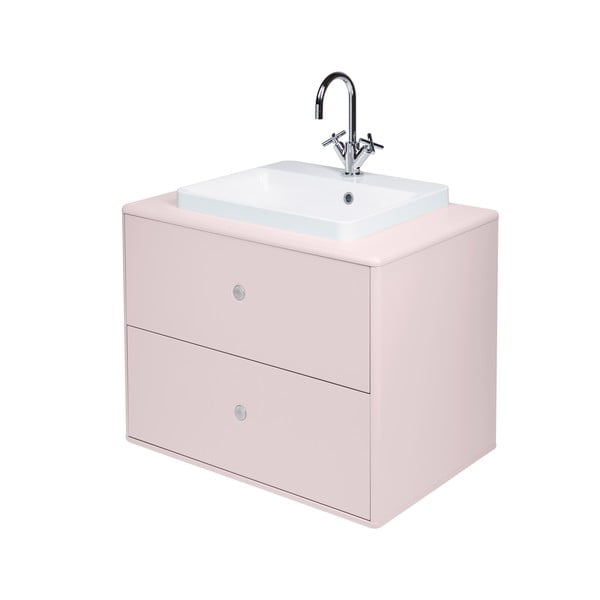 Różowa szafka pod umywalkę Tom Tailor for Tenzo Color Bath I