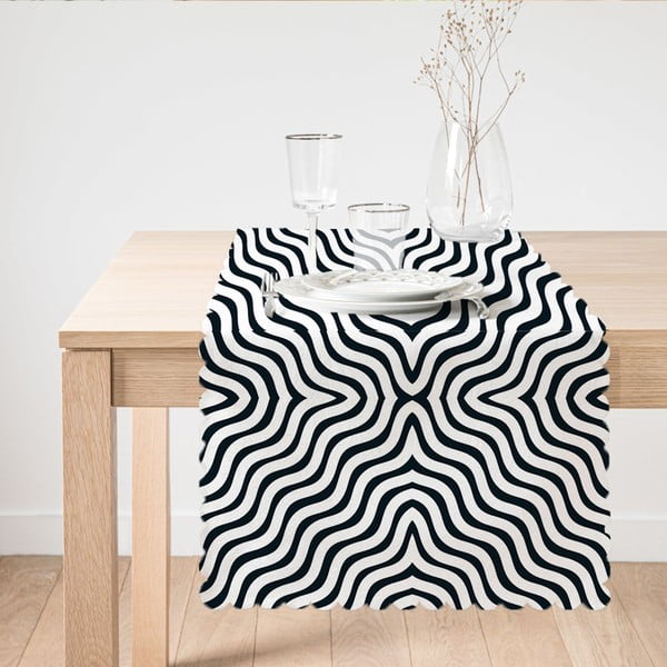Bieżnik Minimalist Cushion Covers Zigzag, 45x140 cm
